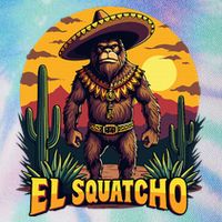 El Squatcho Poncho Funny Mexican Bigfoot Sasquatch Guardian Legacy Tie Dye Trucker Hat