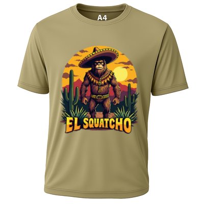 El Squatcho Poncho Funny Mexican Bigfoot Sasquatch Guardian Performance Shirt