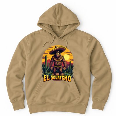 El Squatcho Poncho Funny Mexican Bigfoot Sasquatch Guardian Hoodie
