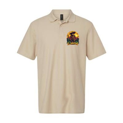 El Squatcho Poncho Funny Mexican Bigfoot Sasquatch Guardian Polo