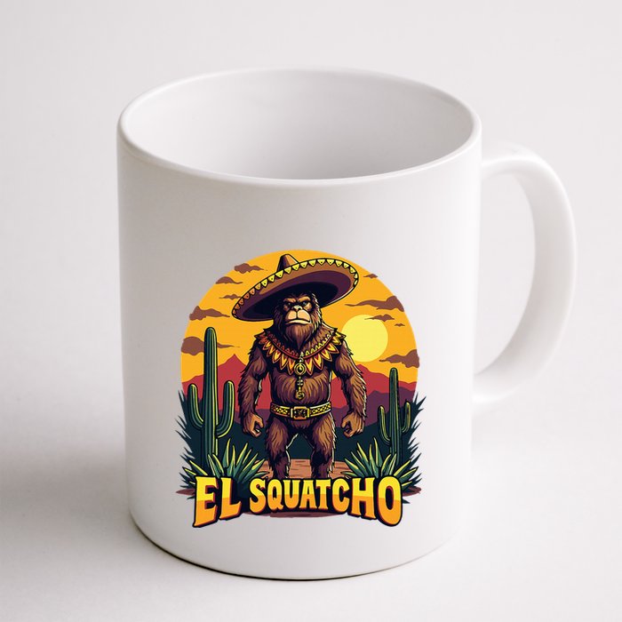 El Squatcho Poncho Funny Mexican Bigfoot Sasquatch Guardian Mug