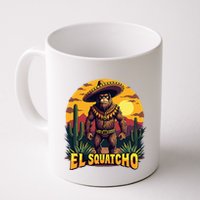 El Squatcho Poncho Funny Mexican Bigfoot Sasquatch Guardian Mug