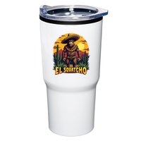 El Squatcho Poncho Funny Mexican Bigfoot Sasquatch Guardian Tumbler