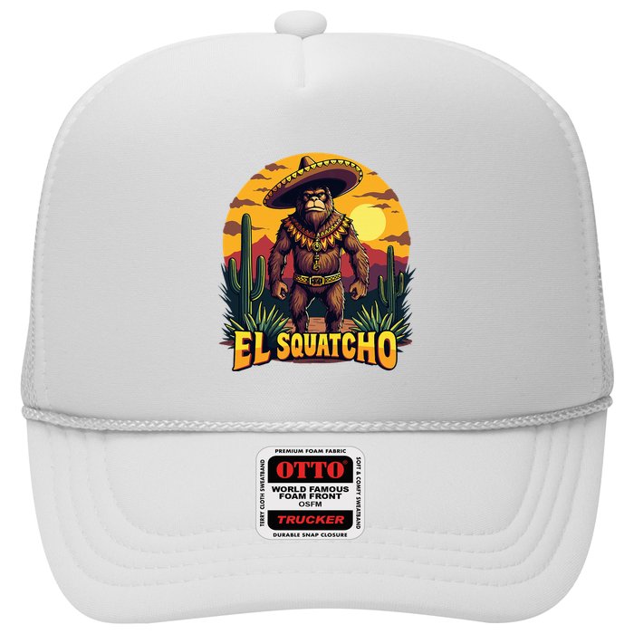 El Squatcho Poncho Funny Mexican Bigfoot Sasquatch Guardian Hat