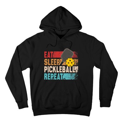 Eat Sleep Pickleball Repeat Player Funny Hoodie