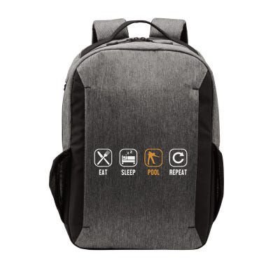 Eat Sleep Pool Repeat Balls Pool Snooker Player Billiards Vector Backpack
