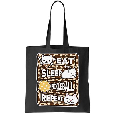 Eat Sleep Pickleball Repeat Girl Pickleball Lover Outfit Bag