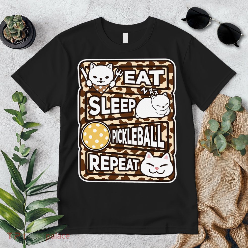 Eat Sleep Pickleball Repeat Girl Pickleball Lover Outfit Premium T-Shirt