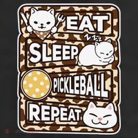 Eat Sleep Pickleball Repeat Girl Pickleball Lover Outfit 25L Jumbo Tote