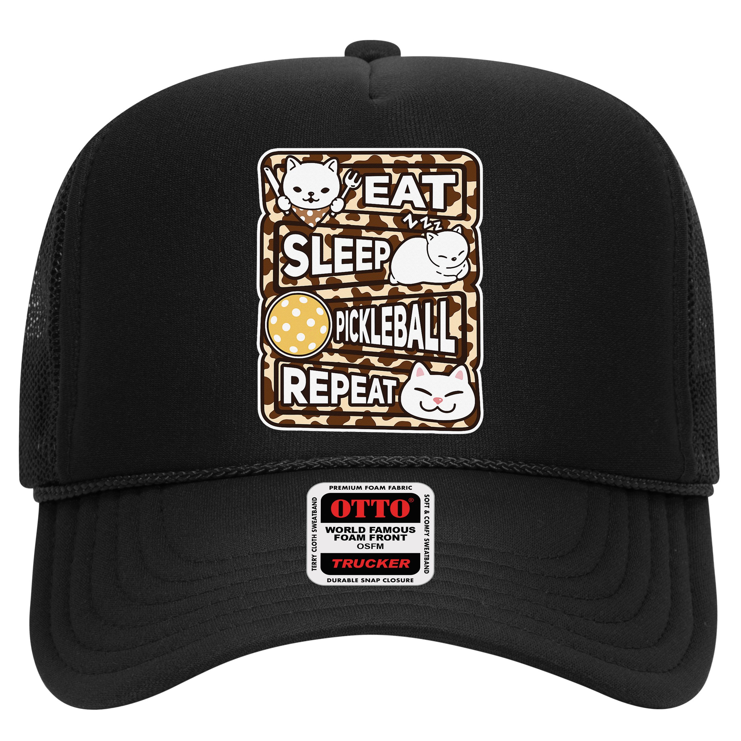 Eat Sleep Pickleball Repeat Girl Pickleball Lover Outfit Hat