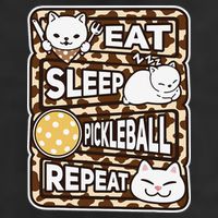 Eat Sleep Pickleball Repeat Girl Pickleball Lover Outfit Hat