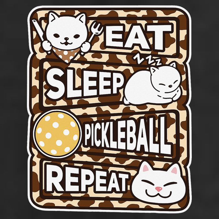 Eat Sleep Pickleball Repeat Girl Pickleball Lover Outfit Hat