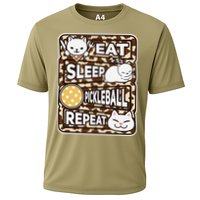 Eat Sleep Pickleball Repeat Girl Pickleball Lover Outfit Cooling Performance Crew T-Shirt
