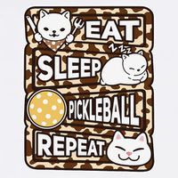 Eat Sleep Pickleball Repeat Girl Pickleball Lover Outfit Garment-Dyed Sweatshirt