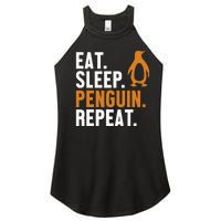 Eat Sleep Penguin Repeat Emperor Sea Bird King Penguin Women's Perfect Tri Rocker Tank