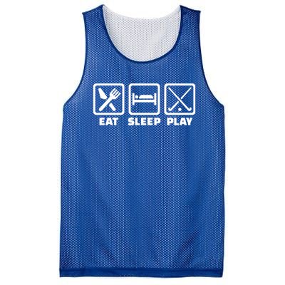 Eat Sleep Play Field Hockey Meaningful Gift Mesh Reversible Basketball Jersey Tank