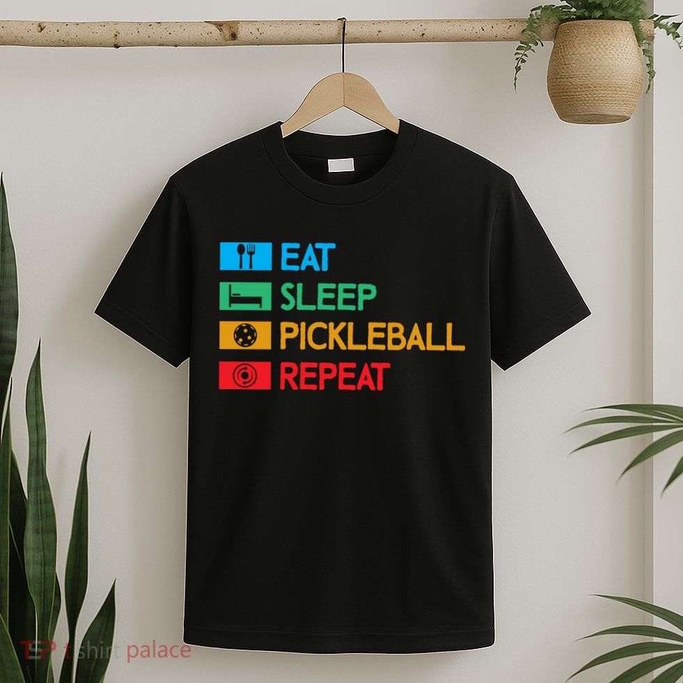 Eat Sleep Pickleball Repeat Gift For Pickleball Team T-Shirt