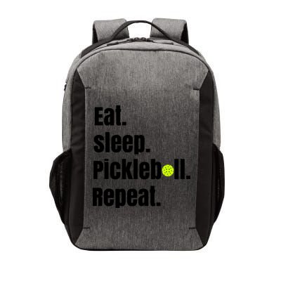 Eat Sleep Pickleball Repeat Funny Pickleball Quote Pickleball Text Vector Backpack