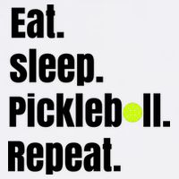 Eat Sleep Pickleball Repeat Funny Pickleball Quote Pickleball Text Visor