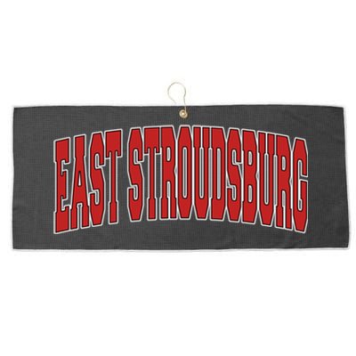 East Stroudsburg Pa Pennsylvania Varsity Style Usa Vintage Cool Gift Large Microfiber Waffle Golf Towel