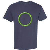 Eat Sleep Pickleball Circle Neon | Fun Pickleball Garment-Dyed Heavyweight T-Shirt