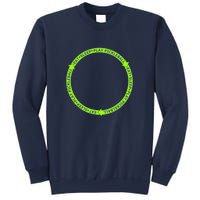 Eat Sleep Pickleball Circle Neon | Fun Pickleball Sweatshirt