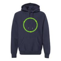 Eat Sleep Pickleball Circle Neon | Fun Pickleball Premium Hoodie