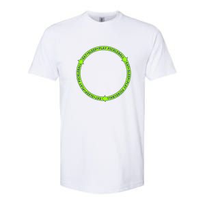 Eat Sleep Pickleball Circle Neon | Fun Pickleball Softstyle CVC T-Shirt