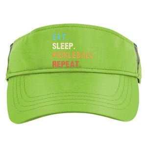 Eat Sleep Pickleball Repeat, Funny Pickleball Adult Drive Performance Visor