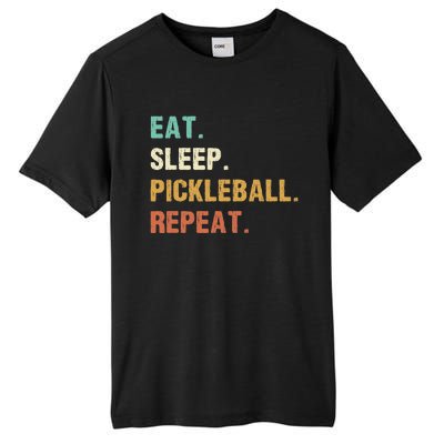 Eat Sleep Pickleball Repeat, Funny Pickleball Tall Fusion ChromaSoft Performance T-Shirt