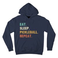 Eat Sleep Pickleball Repeat, Funny Pickleball Hoodie