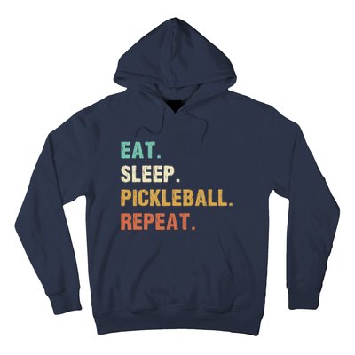 Eat Sleep Pickleball Repeat, Funny Pickleball Hoodie