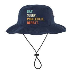 Eat Sleep Pickleball Repeat, Funny Pickleball Legacy Cool Fit Booney Bucket Hat