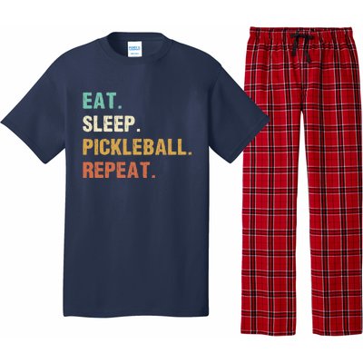 Eat Sleep Pickleball Repeat, Funny Pickleball Pajama Set