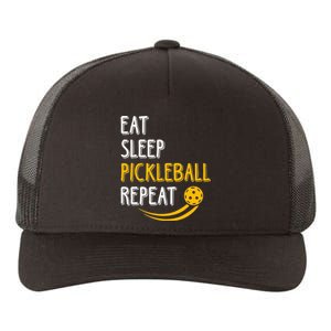 Eat Sleep Pickleball Repeat Player Funny Yupoong Adult 5-Panel Trucker Hat