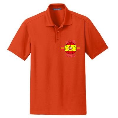 Espana Futbol Spain Soccer Logo Dry Zone Grid Polo