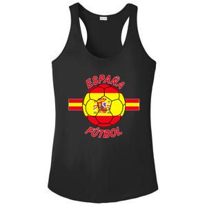 Espana Futbol Spain Soccer Logo Ladies PosiCharge Competitor Racerback Tank