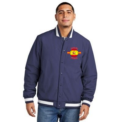 Espana Futbol Spain Soccer Logo Insulated Varsity Jacket