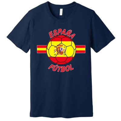 Espana Futbol Spain Soccer Logo Premium T-Shirt