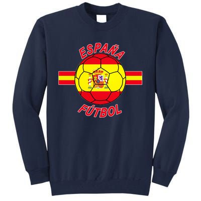 Espana Futbol Spain Soccer Logo Tall Sweatshirt