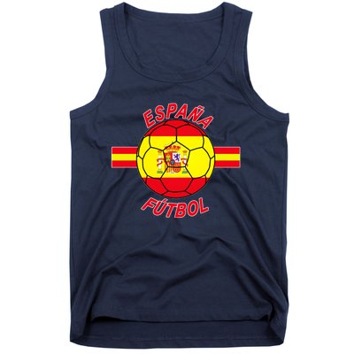 Espana Futbol Spain Soccer Logo Tank Top