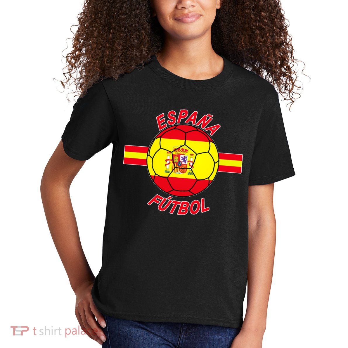 Espana Futbol Spain Soccer Logo Kids T-Shirt