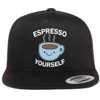 Espresso Yourself Flat Bill Trucker Hat
