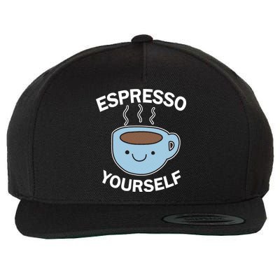 Espresso Yourself Wool Snapback Cap