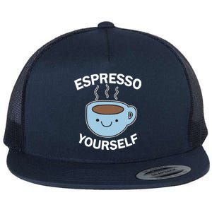 Espresso Yourself Flat Bill Trucker Hat