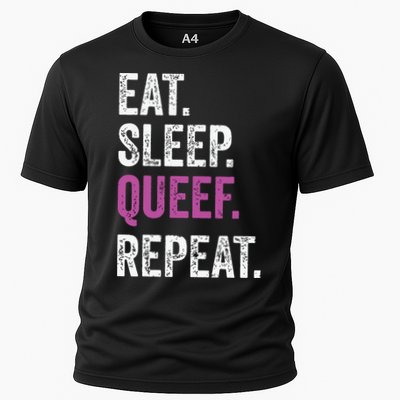 Eat Sleep Queef Repeat Queef Inappropriate Queefing Joke Performance Shirt