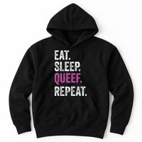 Eat Sleep Queef Repeat Queef Inappropriate Queefing Joke Hoodie