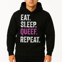Eat Sleep Queef Repeat Queef Inappropriate Queefing Joke Hoodie
