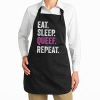 Eat Sleep Queef Repeat Queef Inappropriate Queefing Joke Apron