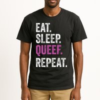 Eat Sleep Queef Repeat Queef Inappropriate Queefing Joke Tall T-Shirt